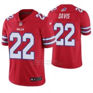 Camiseta NFL Limited Hombre Buffalo Bills Vontae Davis Rojo Color Rush