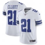 Camiseta NFL Limited Hombre Dallas Cowboys 21 Elliott Blanco