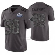 Camiseta NFL Limited Hombre Dallas Cowboys Tyrone Crawford Gris Super Bowl LIII