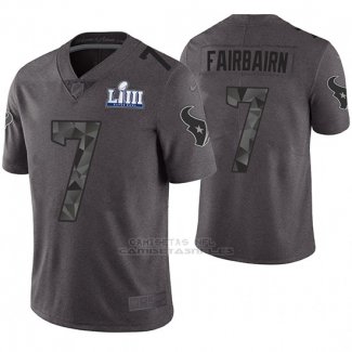 Camiseta NFL Limited Hombre Houston Texans Ka'imi Fairbairn Gris Super Bowl LIII