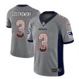 Camiseta NFL Limited Hombre New England Patriots Stephen Gostkowski Gris 2018 Drift Fashion Color Rush