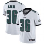 Camiseta NFL Limited Hombre Philadelphia Eagles 36 Jay Ajayi Blanco Stitched Vapor Untouchable