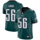 Camiseta NFL Limited Hombre Philadelphia Eagles 56 Chris Long Verde Stitched Vapor Untouchable