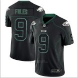 Camiseta NFL Limited Hombre Philadelphia Eagles 9 Nick Foles Negro Rush