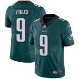 Camiseta NFL Limited Hombre Philadelphia Eagles 9 Nick Foles Verde Stitched Vapor Untouchable