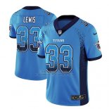 Camiseta NFL Limited Hombre Tennessee Titans Dion Lewis Light Azul 2018 Drift Fashion Color Rush