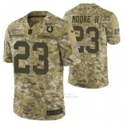 Camiseta NFL Limited Indianapolis Colts 23 Kenny Moore Ii 2018 Salute To Service Camuflaje