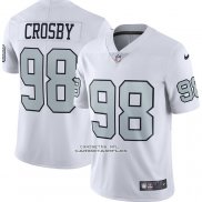 Camiseta NFL Limited Las Vegas Raiders Maxx Crosby Alterno Vapor Blanco