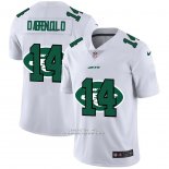 Camiseta NFL Limited New York Jets Darnold Logo Dual Overlap Blanco