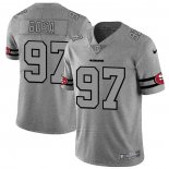 Camiseta NFL Limited San Francisco 49ers Bosa Team Logo Gridiron Gris