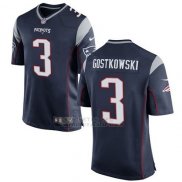 Camiseta New England Patriots Gostkowski Negro Nike Game NFL Hombre