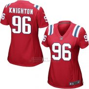 Camiseta New England Patriots Knighton Rojo Nike Game NFL Mujer