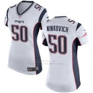 Camiseta New England Patriots Ninkovich Blanco Nike Game NFL Mujer