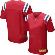 Camiseta New England Patriots Rojo Nike Gold Elite NFL Hombre