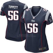 Camiseta New England Patriots Tippett Negro Nike Game NFL Mujer
