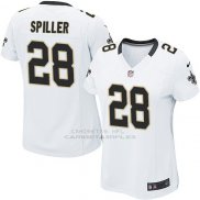 Camiseta New Orleans Saints Spiller Blanco Nike Game NFL Mujer