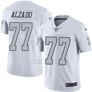 Camiseta Oakland Raiders Alzado Blanco Nike Legend NFL Hombre