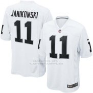 Camiseta Oakland Raiders Janikowski Blanco Nike Game NFL Nino