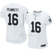 Camiseta Oakland Raiders Plunkett Blanco Nike Game NFL Mujer