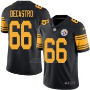 Camiseta Pittsburgh Steelers Decastro Negro Nike Legend NFL Hombre