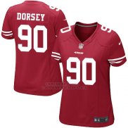 Camiseta San Francisco 49ers Dorsey Rojo Nike Game NFL Mujer