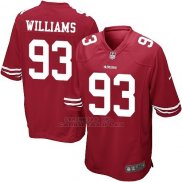 Camiseta San Francisco 49ers Williams Rojo Nike Game NFL Nino