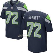 Camiseta Seattle Seahawks Bennett Profundo Azul Nike Elite NFL Hombre