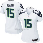 Camiseta Seattle Seahawks Kearse Blanco Nike Game NFL Mujer