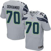 Camiseta Seattle Seahawks Odhiambo Apagado Blanco Nike Elite NFL Hombre