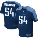 Camiseta Tennessee Titans Williamson Profundo Azul Nike Elite NFL Hombre