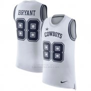Camisetas Sin Mangas NFL Limited Hombre Dallas Cowboys 88 Bryant Blanco