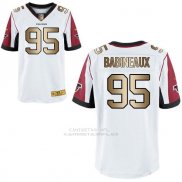 Camiseta Atlanta Falcons Babineaux Blanco Nike Gold Elite NFL Hombre