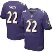 Camiseta Baltimore Ravens Smith Violeta Nike Elite NFL Hombre
