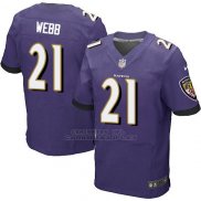 Camiseta Baltimore Ravens Webb Violeta Nike Elite NFL Hombre