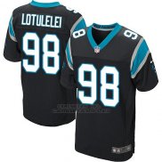 Camiseta Carolina Panthers Lotulelei Negro Nike Elite NFL Hombre
