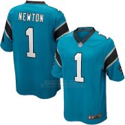 Camiseta Carolina Panthers Newton Lago Azul Nike Game NFL Hombre
