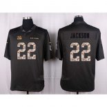 Camiseta Cincinnati Bengals Jackson Apagado Gris Nike Anthracite Salute To Service NFL Hombre