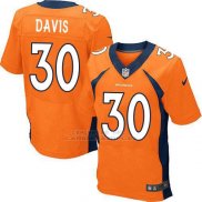 Camiseta Denver Broncos Davis Naranja Nike Elite NFL Hombre