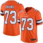 Camiseta Denver Broncos Okung Naranja Nike Legend NFL Hombre