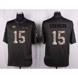 Camiseta Jacksonville Jaguars Robinson Apagado Gris Nike Anthracite Salute To Service NFL Hombre