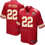Camiseta Kansas City Chiefs Peters Rojo Nike Game NFL Hombre