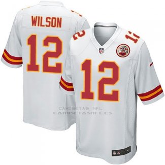 Camiseta Kansas City Chiefs Wilson Blanco Nike Game NFL Nino