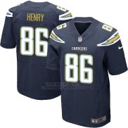 Camiseta Los Angeles Chargers Henry Profundo Azul Nike Elite NFL Hombre