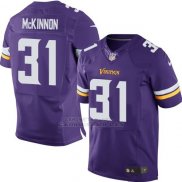 Camiseta Minnesota Vikings Mckinnon Violeta Nike Elite NFL Hombre