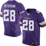 Camiseta Minnesota Vikings Peterson Violeta Nike Elite NFL Hombre