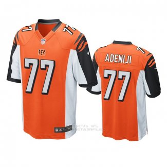 Camiseta NFL Game Cincinnati Bengals Hakeem Adeniji Naranja