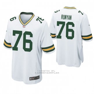Camiseta NFL Game Green Bay Packers 76 Jon Runyan Blanco