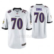 Camiseta NFL Game Hombre Baltimore Ravens Andrew Donnal Blanco