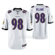 Camiseta NFL Game Hombre Baltimore Ravens Brandon Williams Blanco