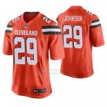 Camiseta NFL Game Hombre Cleveland Browns Duke Johnson Naranja Alternate